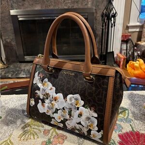 Calvin Klein Brown Floral Women's Bag